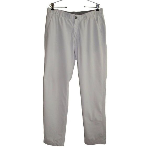 Under Armour Pants Mensunder Armour Ua White Vanish Tapered Leg Golf Pants Gripper Waist 36